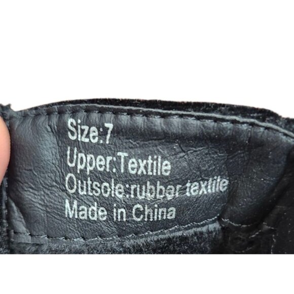 Olivia Miller Black Feather Bushwick Ankle Boots Size 7 - Picture 12 of 13